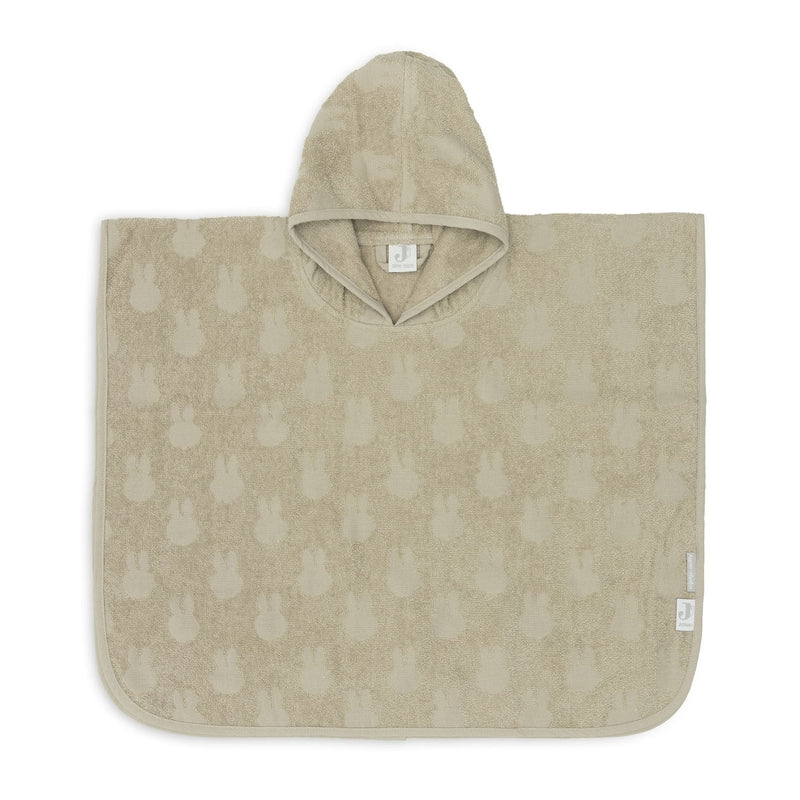 Badeponcho Frottee Miffy Jacquard - oliv 65x62 cm