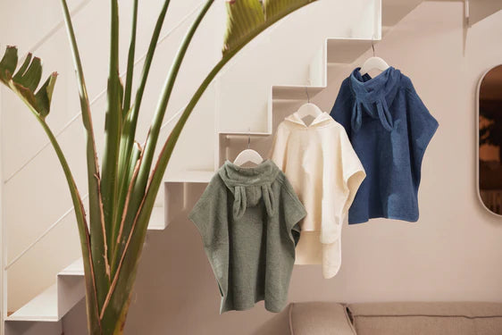 Badeponcho - Ash Green