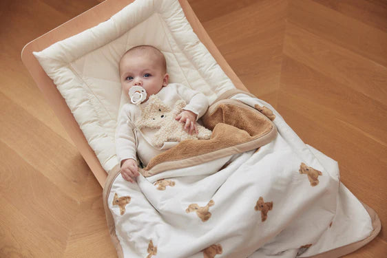 Decke Wiege Jersey 75x100cm - Teddy Bear