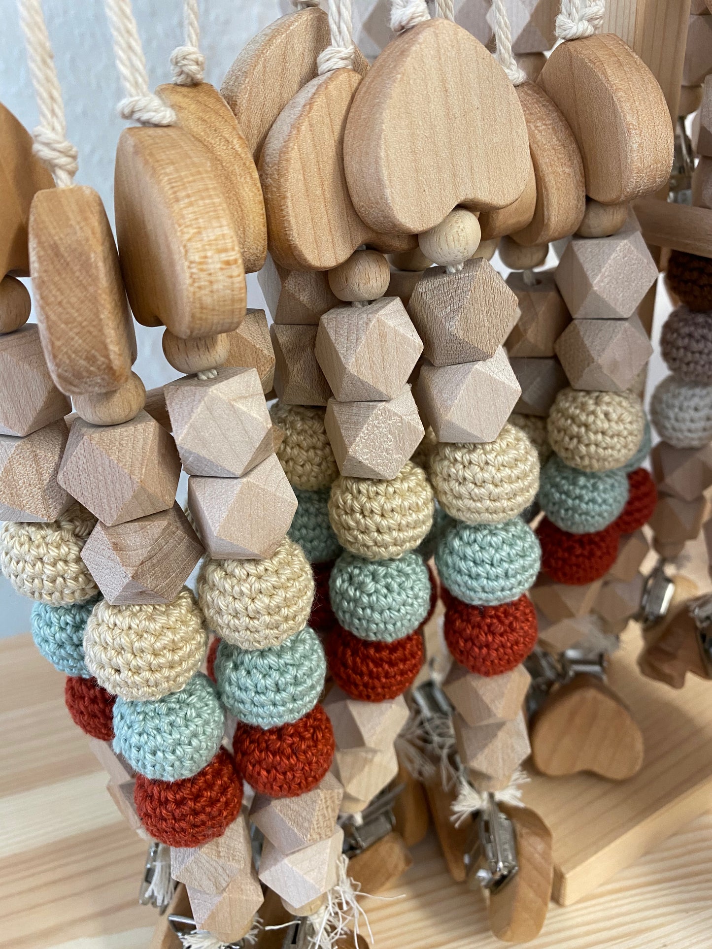 Holz Schnullerkette heart - Tutuu&Me