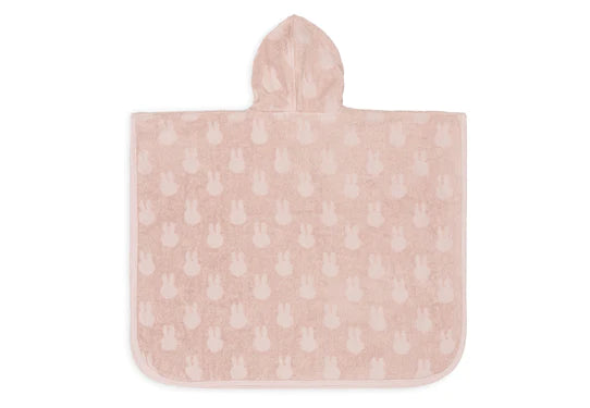 Badeponcho Frottee Miffy Jacquard - altrosa 65x62 cm