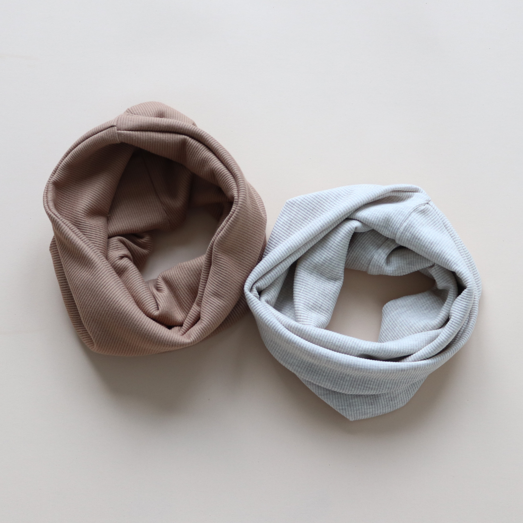 Rib Loop beige meliert