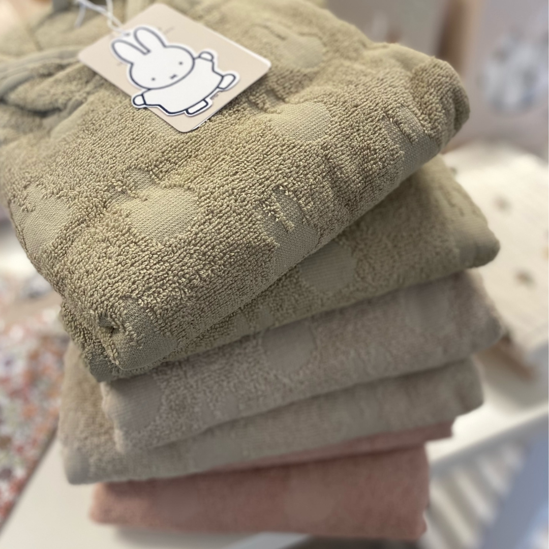 Badeponcho Frottee Miffy Jacquard - altrosa 65x62 cm