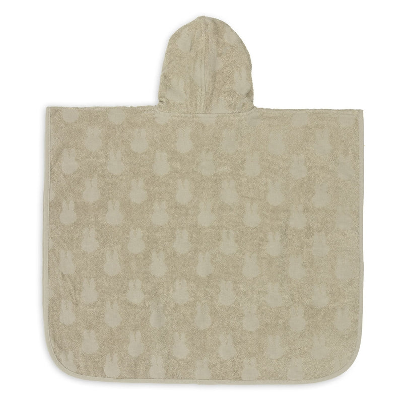 Badeponcho Frottee Miffy Jacquard - oliv 65x62 cm