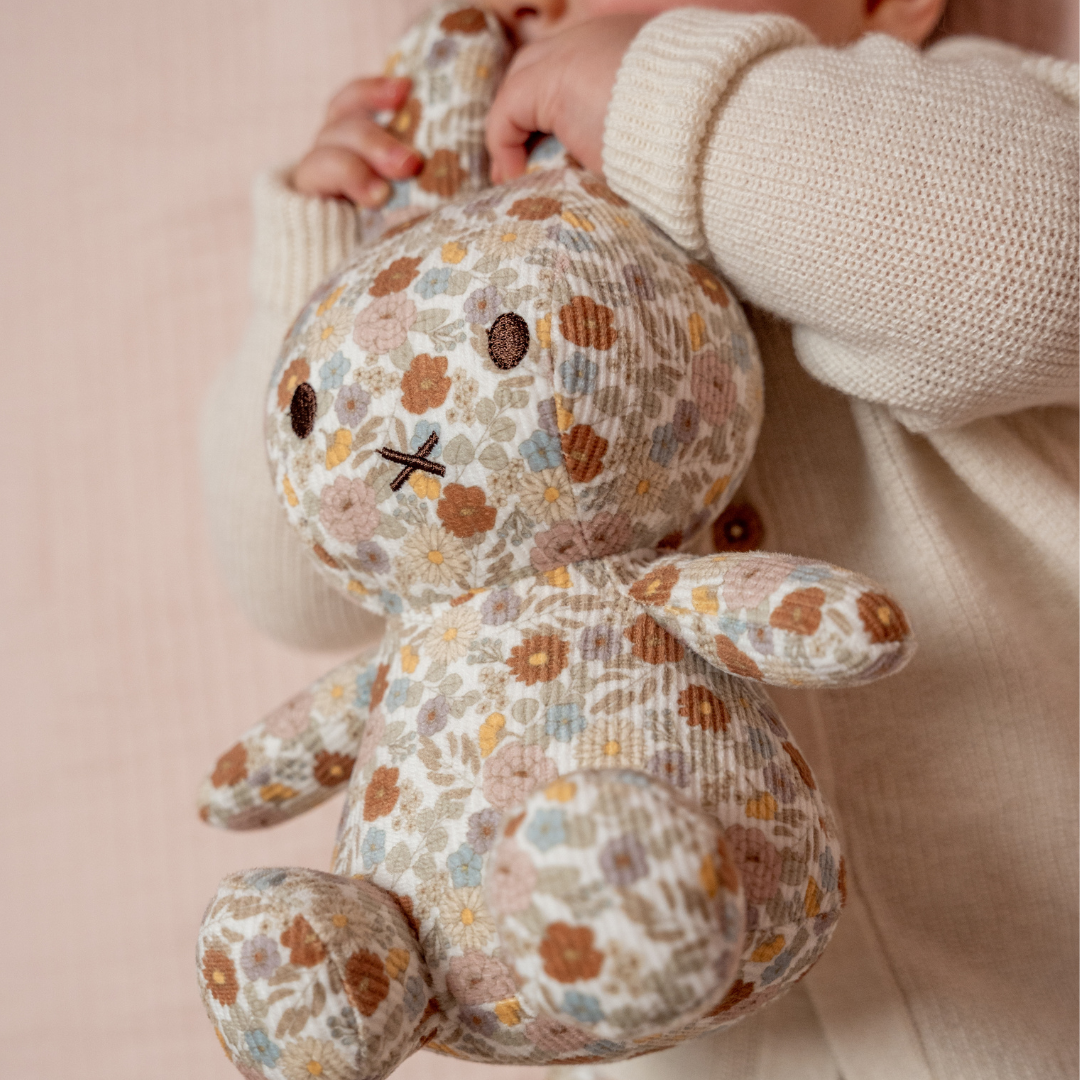Kuscheltier Miffy Vintage Blumen 25 cm