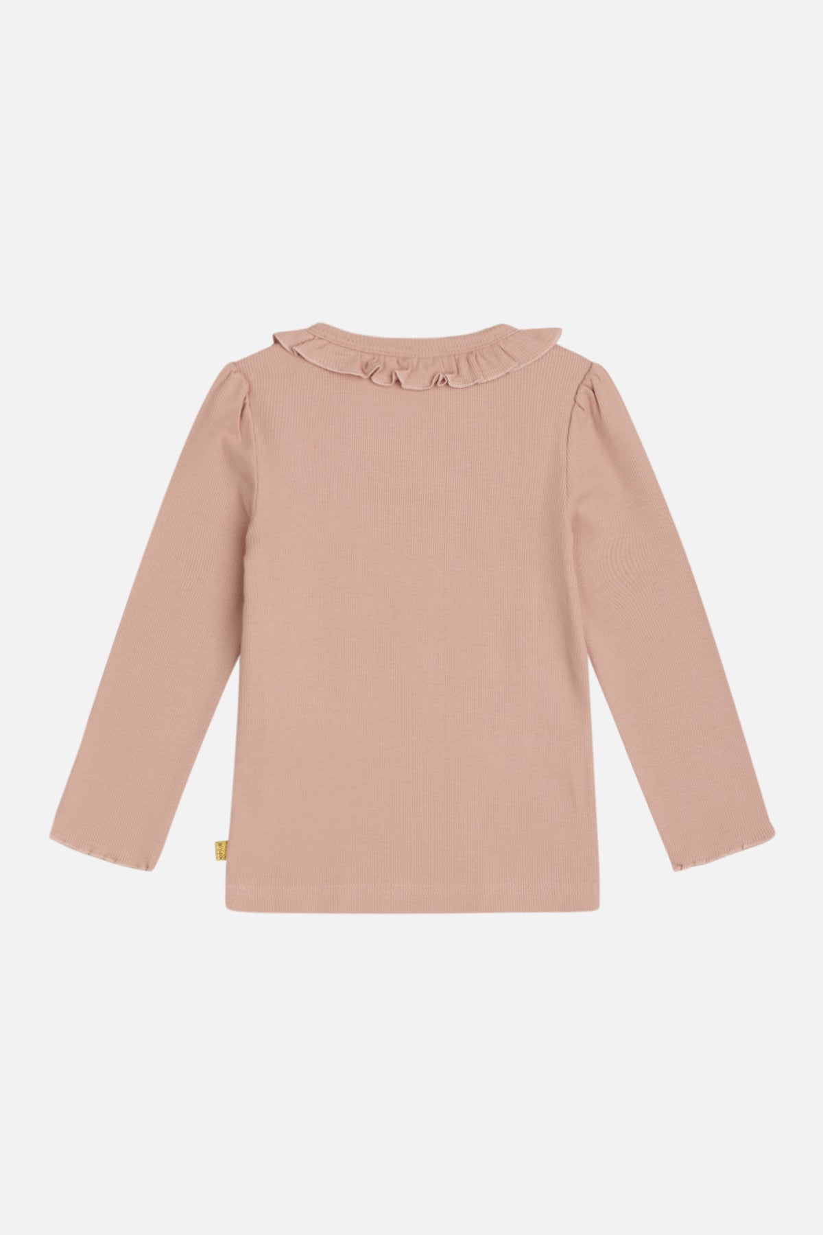 Langarmshirt mit Rüschenkragen, rosé - Tutuu&Me