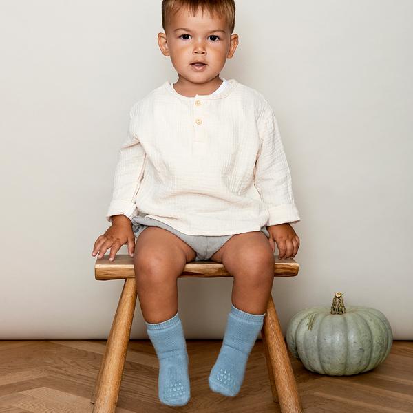Rutschfeste Wintersocken "Dusty Blue" - Tutuu&Me