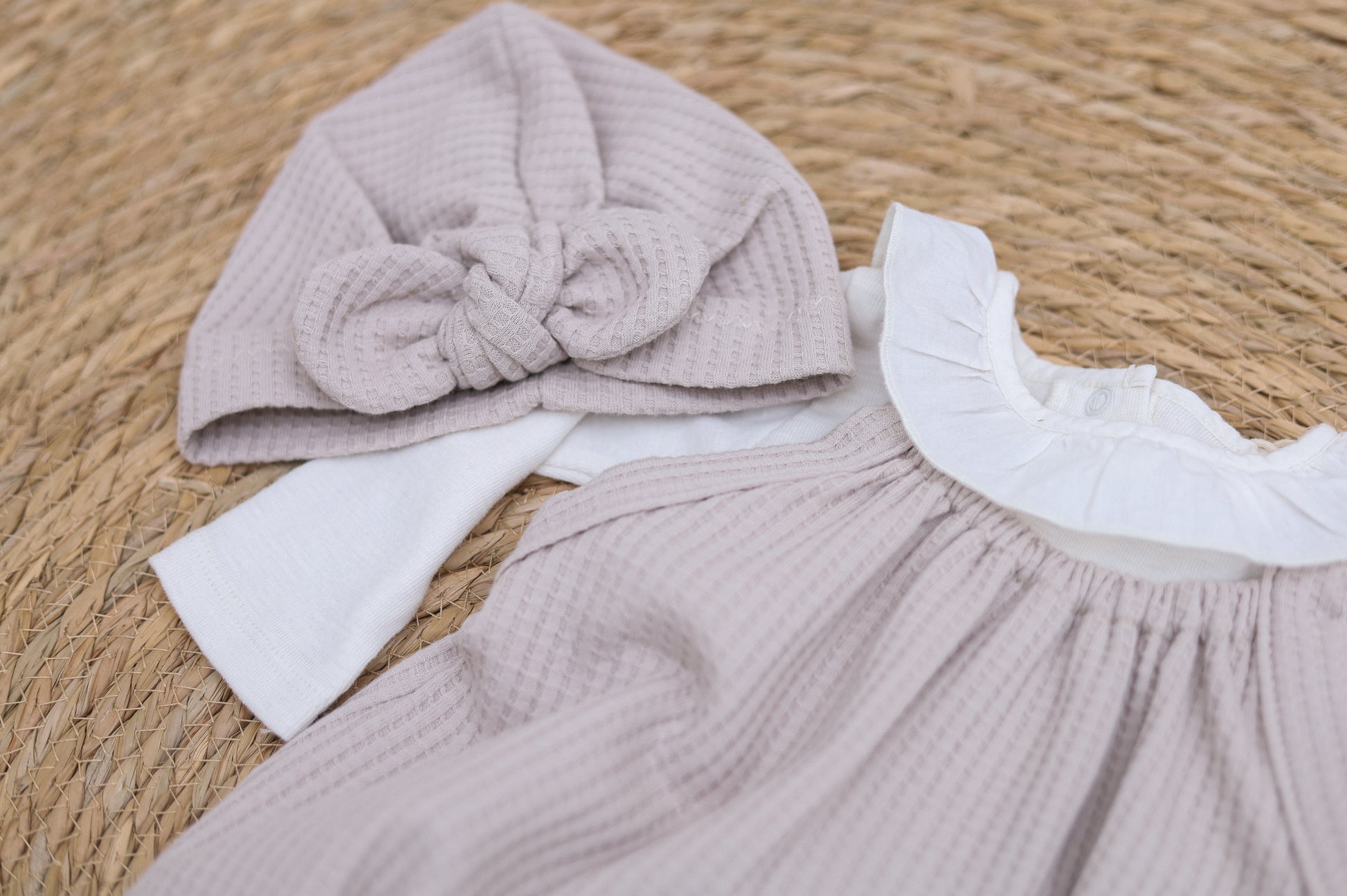 Jumpsuit waffle sand - Tutuu&Me