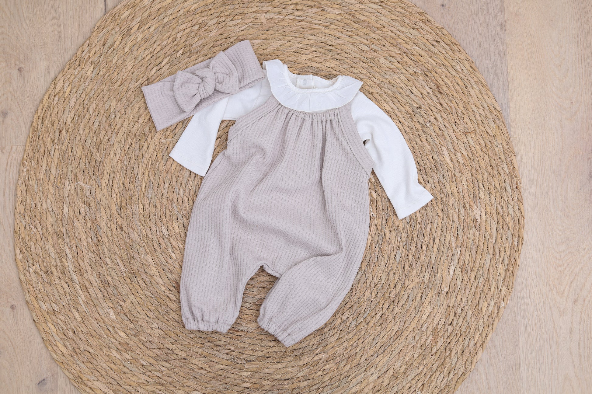 Jumpsuit waffle sand - Tutuu&Me