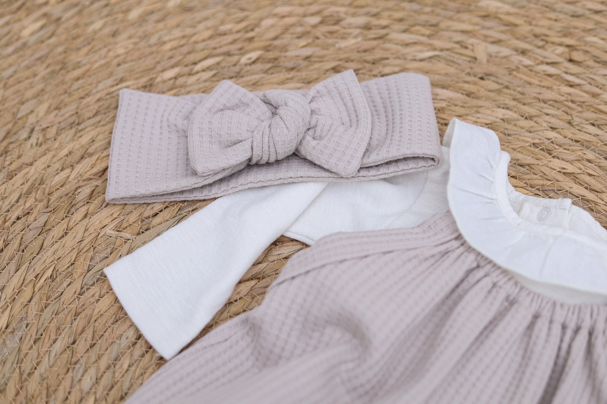 Jumpsuit waffle sand - Tutuu&Me