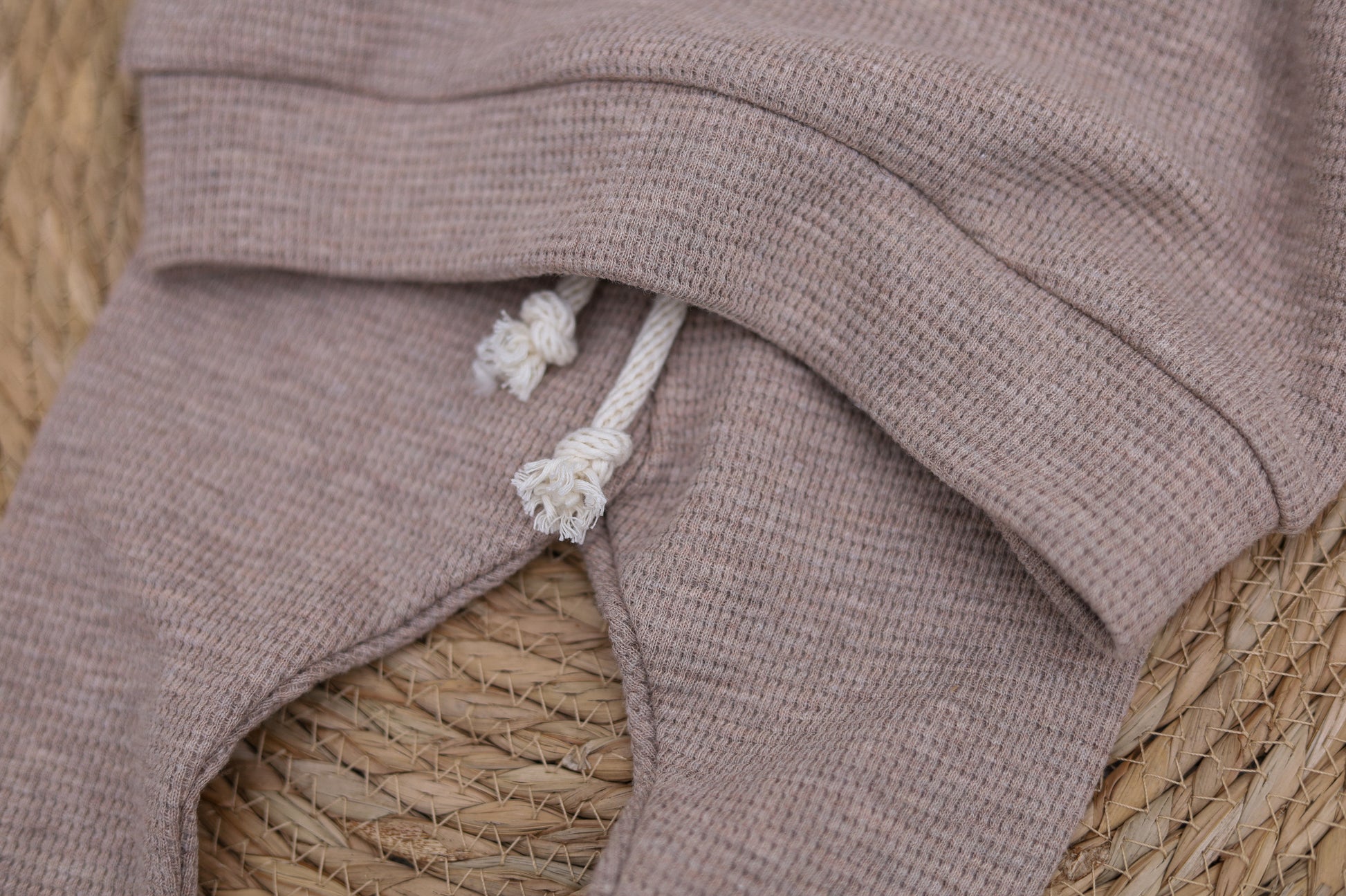 Waffle leggings beige - Tutuu&Me