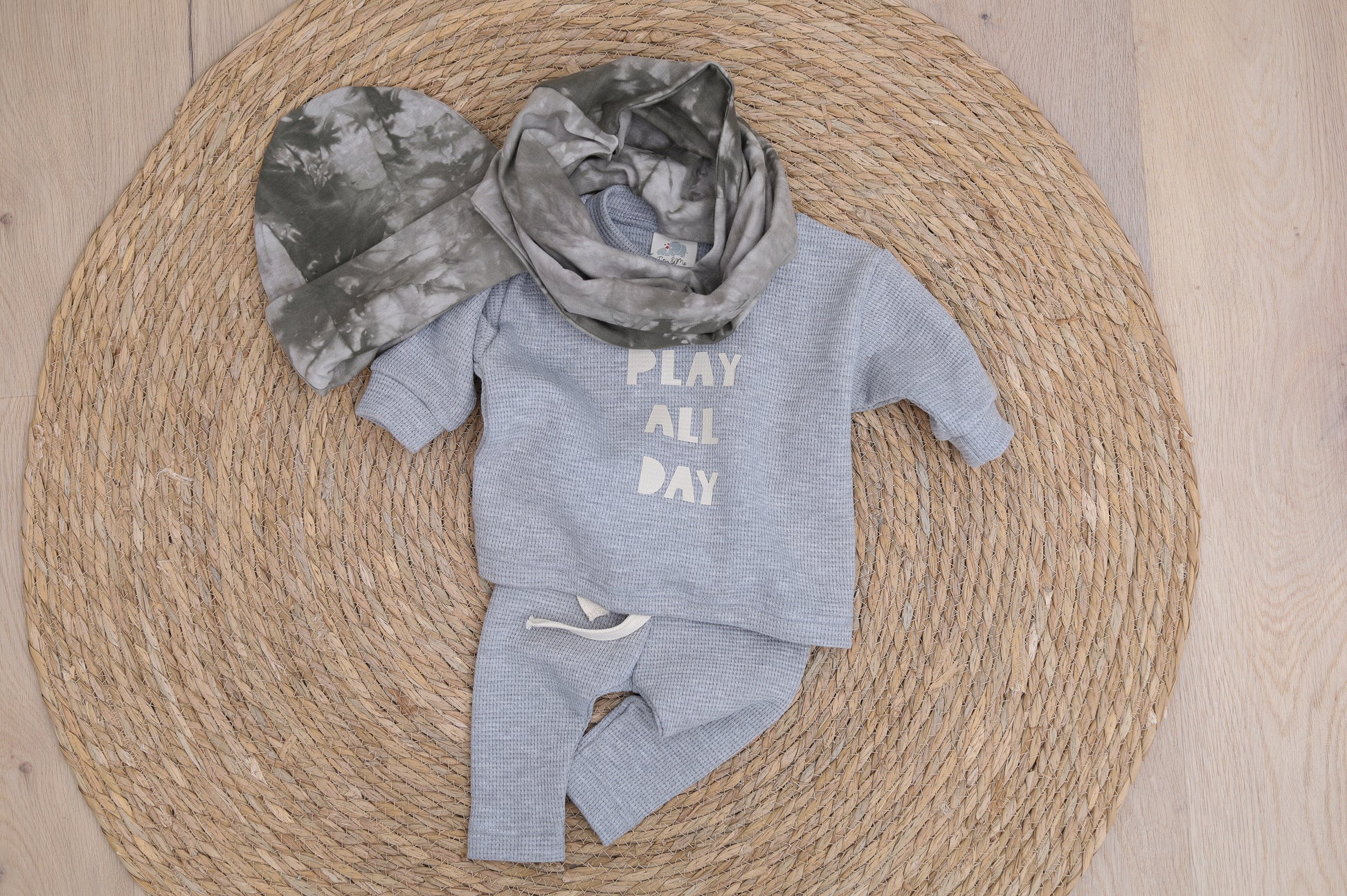 Waffle leggings grau - Tutuu&Me