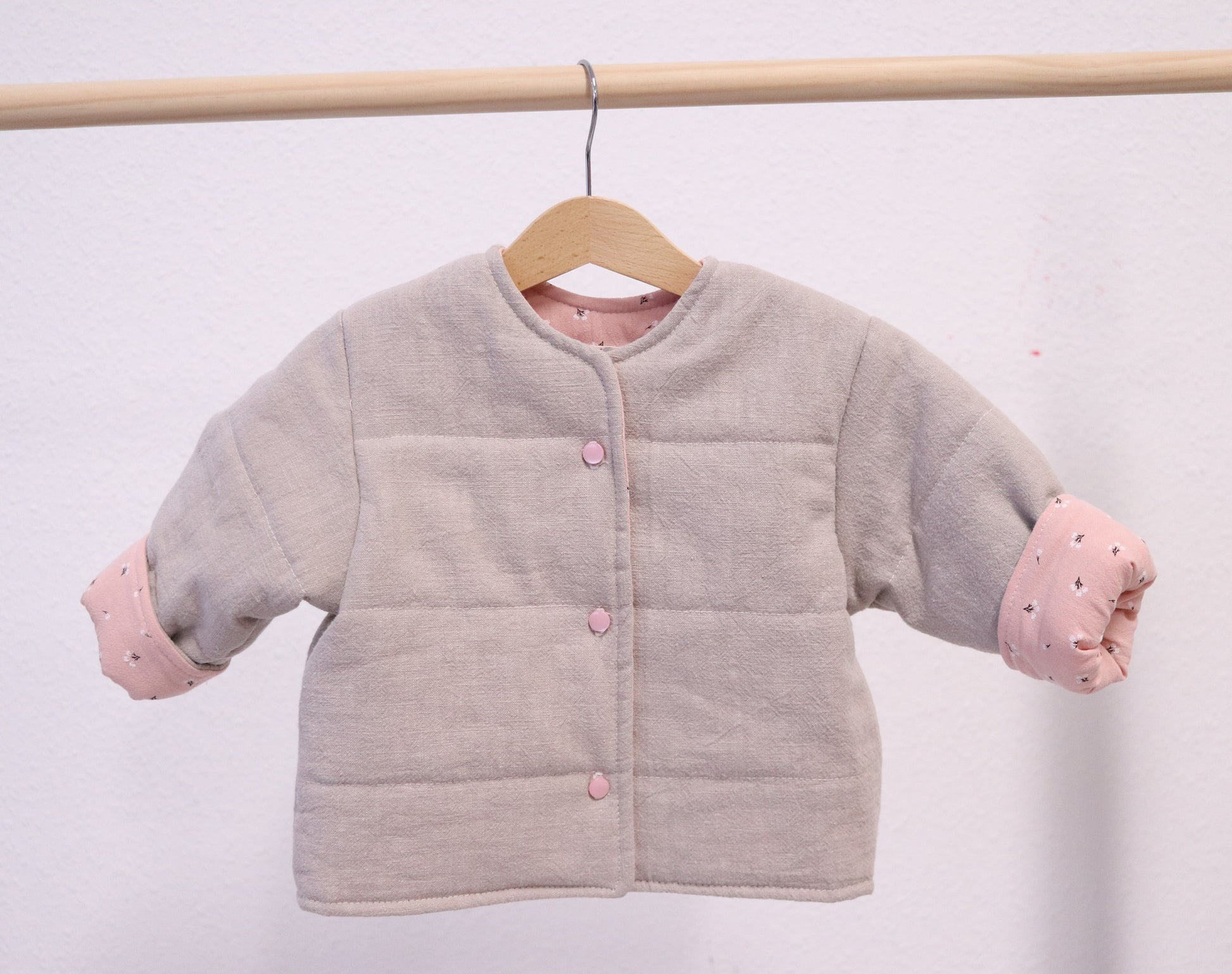 Gesteppte Jacke Blümchen - Tutuu&Me