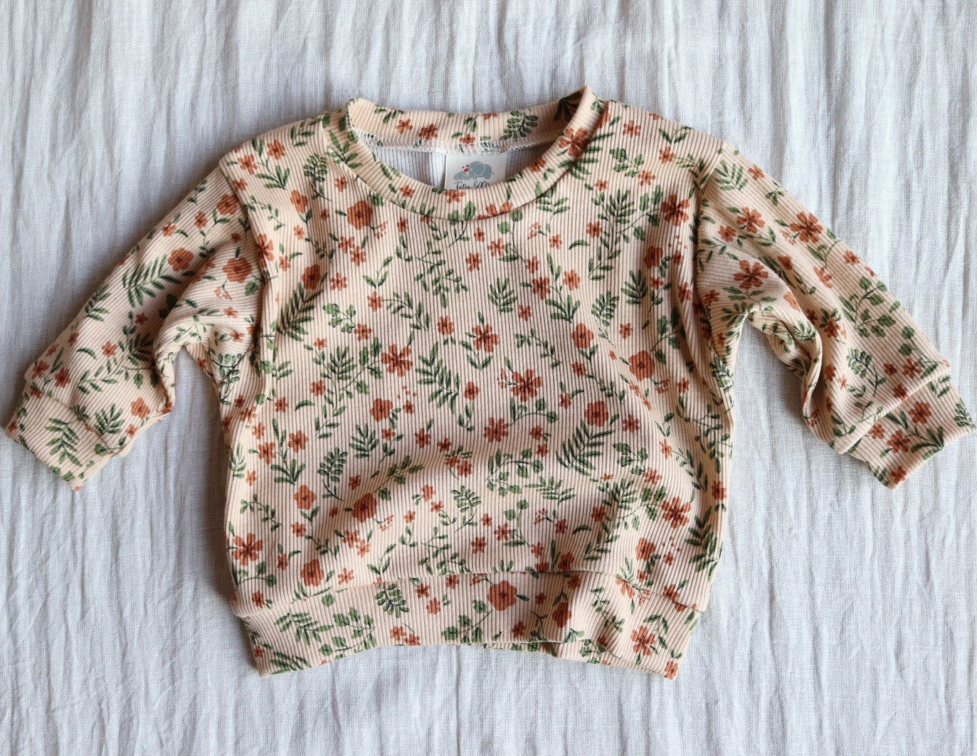 Rib Sweater flower - Tutuu&Me